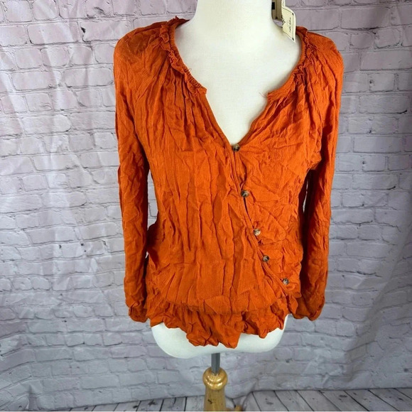 women's democracy boho blouse size medium NWT - Picture 1 of 7
